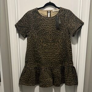 Leopard Print Casual Women's Top